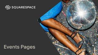 Events Pages  Squarespace 7.1 Tutorial