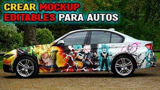 como Crear MOCKUP para AUTOS con Photoshop como PERSONALIZAR AUTOS a tu MANERA con PHOTOSHOP