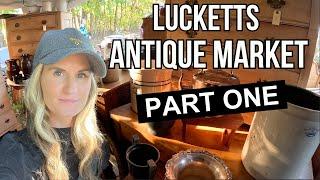 I Spent 4 Hours at this Huge Antique Market Lucketts Fall Market Shop with me