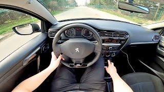 Peugeot 301 C-Elysee 1.6 VTI 115HP Manual 2013 POV Test Drive & Acceleration 0-100