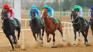 В Ашхабаде прошли весенние скачки на молодых лошадях