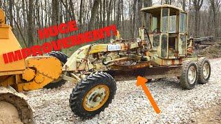 Steam Cleaning 60 years of filth & paint off of my Galion Road Grader ASMR? Pt.6