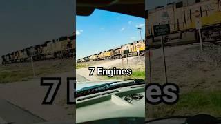 Seven Engines - Multiple Heading - Union Pacific - CSX - Norfolk Southern Train