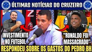  UMA HORA O PEDRO BH VAI PARAR DE COLOCAR DINHEIRO NO CRUZEIRO PEDRO MARTINS SOBRE NOVO COMANDO.