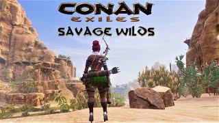 Atoll In The South of SW & More Exploring - Conan Exiles Savage Wilds Map Mod PC Gameplay