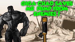 MELON PLAYGROUND NEW CHARACTER  GIGA CHAD SAVES MR. PUMP FROM ENEMIES