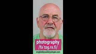 Learn how to pronounce PHOTOGRAPHY - English pronunciation lesson to speak like a native #shorts