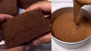 NO Oven CHOCOLATE CHIFFON CAKE Steamed Recipe