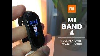 MI Band 4 - Full Features Walkthrough Amazing