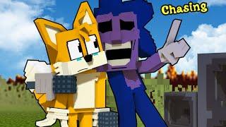 Chasing FNF VS Tails.EXE But Tails becomes majin Minecraft Animation