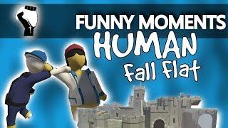 Human fall flat  The Rebels take the Castle Funny Moments