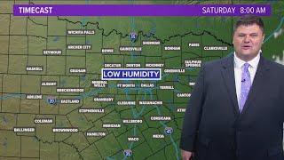 DFW Weather  Low humidity this weekend in 14 day forecast