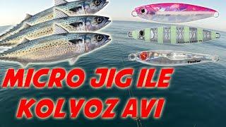 Micro Jig ile Kolyoz Avı  Tekneden Balık Avı  Kolyoz avı  4.50 Fiber Tekne ile spin avı