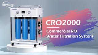 Introducing the iSpring CRO2000 The Ultimate RO Water Filtration System for Businesses