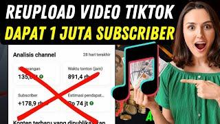 Bukti Nyata‼️ Reupload Video TikTok Dapat 1 Juta Subscriber Gajinya Bikin Kaget