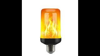 5W 4 Modes Burning Flickering Flame LED Light Bulb
