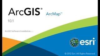 How to install ArcGIS 10.1