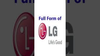  LG Ka Full Form  #shorts