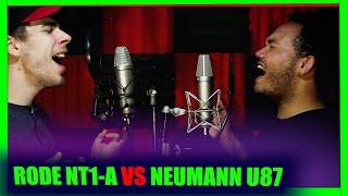 Microphone Showdown Rode NT1-A vs Neumann U 87 Ai- Singing Rapping & Guitar Test