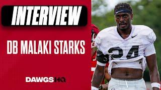 Malaki Starks reflects back on first career game against Oregon explains KJ Boldens development