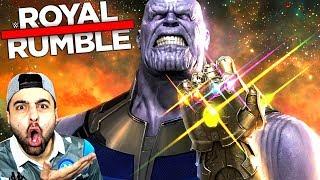 DÜNYANIN EN GÜÇLÜ SÜPER KAHRAMANI THANOS KAVGADA  ROYAL RUMBLE 