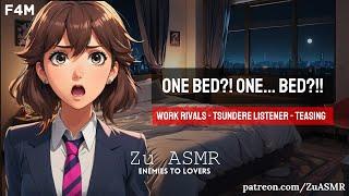 Sharing A Bed With Your Work Rival F4MOffice RivalsEnemies To Lovers?Tsundere ListenerASMR