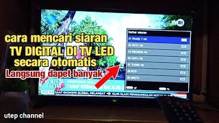 CARA MENCARI SIARAN  DIGITAL DI TV LED TERBARU 2023cara scan otomatis channel tv digital Sharp