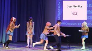 JUST MONIKA A DDLC Cosplay Performance by Cospure Just Monika Song by Random Encounters