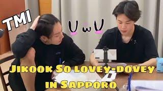 Jikook lovey-dovey In Sapporo