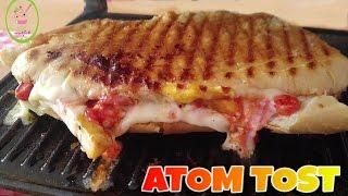 Evde Atom Tost Nasıl YapılırŞip Şak Hazırlanan Pizza Lezzetinde Doyurucu Atıştırmalıklar