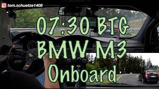 0730 BTG Nürburgring Nordschleife BMW M3 E92 Hotlap without Crash & only Onboard