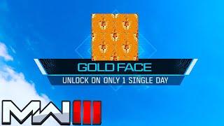 *DONT MISS* New Gold Face Camo Unlock