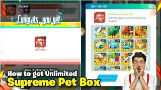 How To Get Unlimited Supreme Pet  Idle Tiny Monster Go Evolve