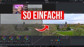 In 60 Sekunden DJI Mavic 3 Classic D-Log Color Grading Trick in Davinci Resolve 18 ohne LUT