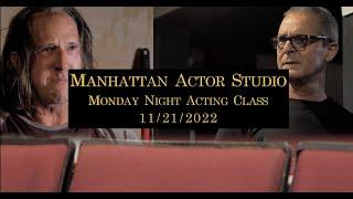 ACTING CLASS with Billy Gallo  Manhattan Actor Studio  How to Use Your truth On Camera
