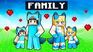 Having A DIREWOLF FAMILY in Minecraft With Crazy Fan Girl