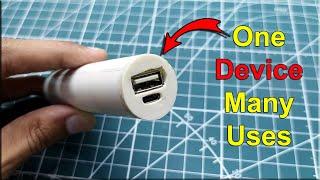 One Device Many Uses How to Make Power Bank using PVC Pipe DIY 3.7v To 5v Boost Converter