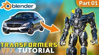 Blender Tutorial Transformers VFX Animation  - Part 01