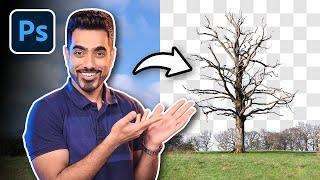 Precise Cutout WITHOUT ANY SELECTION How?  Photoshop Hack