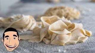 HOW TO MAKE FRESH PASTA FROM SCRATCH  With and Without Machine