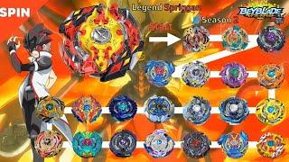 Legend Spriggan VS ALL Season 2 marathon Beyblade Burst God 베이블레이드 버스트 갓 레전드 스프리건 VS 올 시즌2 마라톤 배틀