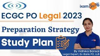ECGC PO Legal  Preparation Strategy and Study Plan  By Vidhika Bansal