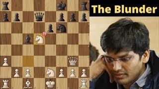 The Blunder  Harikrishna vs Nikita FIDE GRAND PRIX 2022