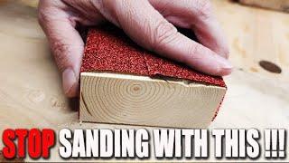 TERRIBLE internet trend for sanding wood.