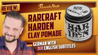 Gangster-OB-Clay  Rarecraft Harden Clay Review  PomadeShop  German + English subtitles
