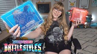 Opening my FIRST Battle Styles Pokemon Elite Trainer Boxes