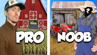 This Noob Challenged Me In Farming Simulator  Noob vs Pro Ep1