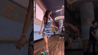 skating rink korean girl skating  with song  #skating #skater #bts #viral #korean #btsarmy #shorts