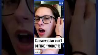 Conservative author struggles to define “woke” #woke #shorts