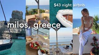 Greece Travel Vlog 2022  affordable travel cliff jumping yacht trip